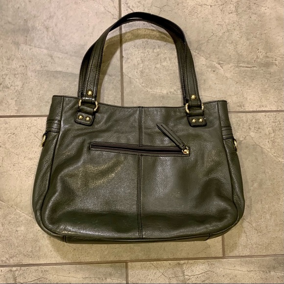 Etienne Aigner Forest Green Work Tote Crossbody - Picture 2 of 10